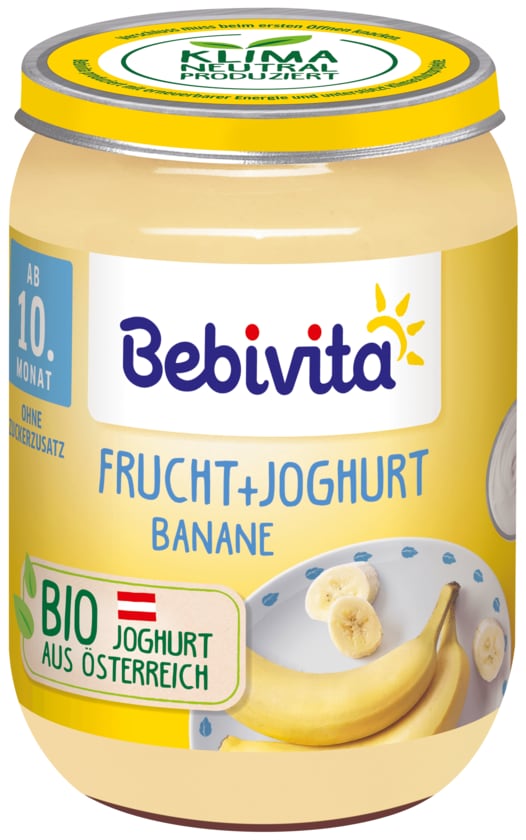 Bebivita Bio Frucht & Joghurt Banane 190g